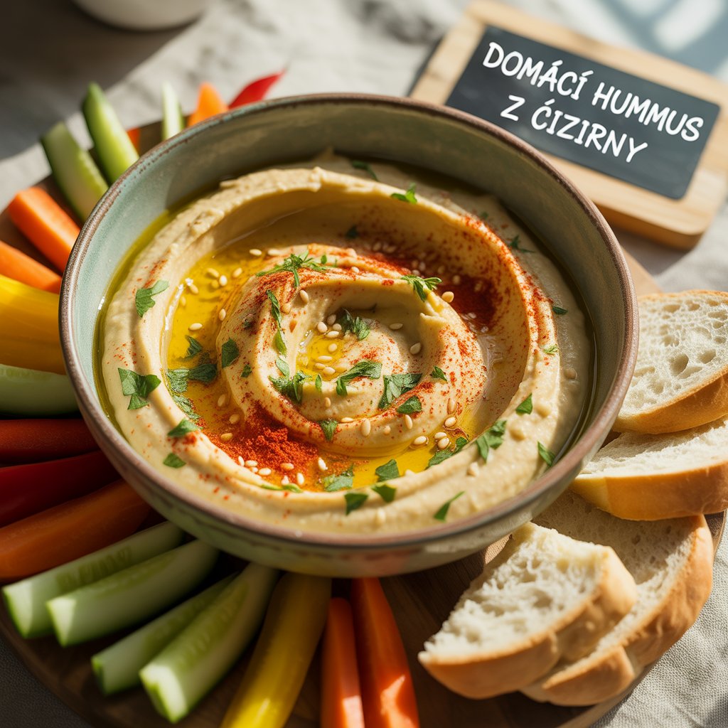 Domácí hummus z cizrny